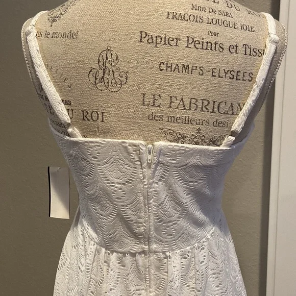 NWT B. Smart White Lace Sundress size 8 - Picture 4 of 5